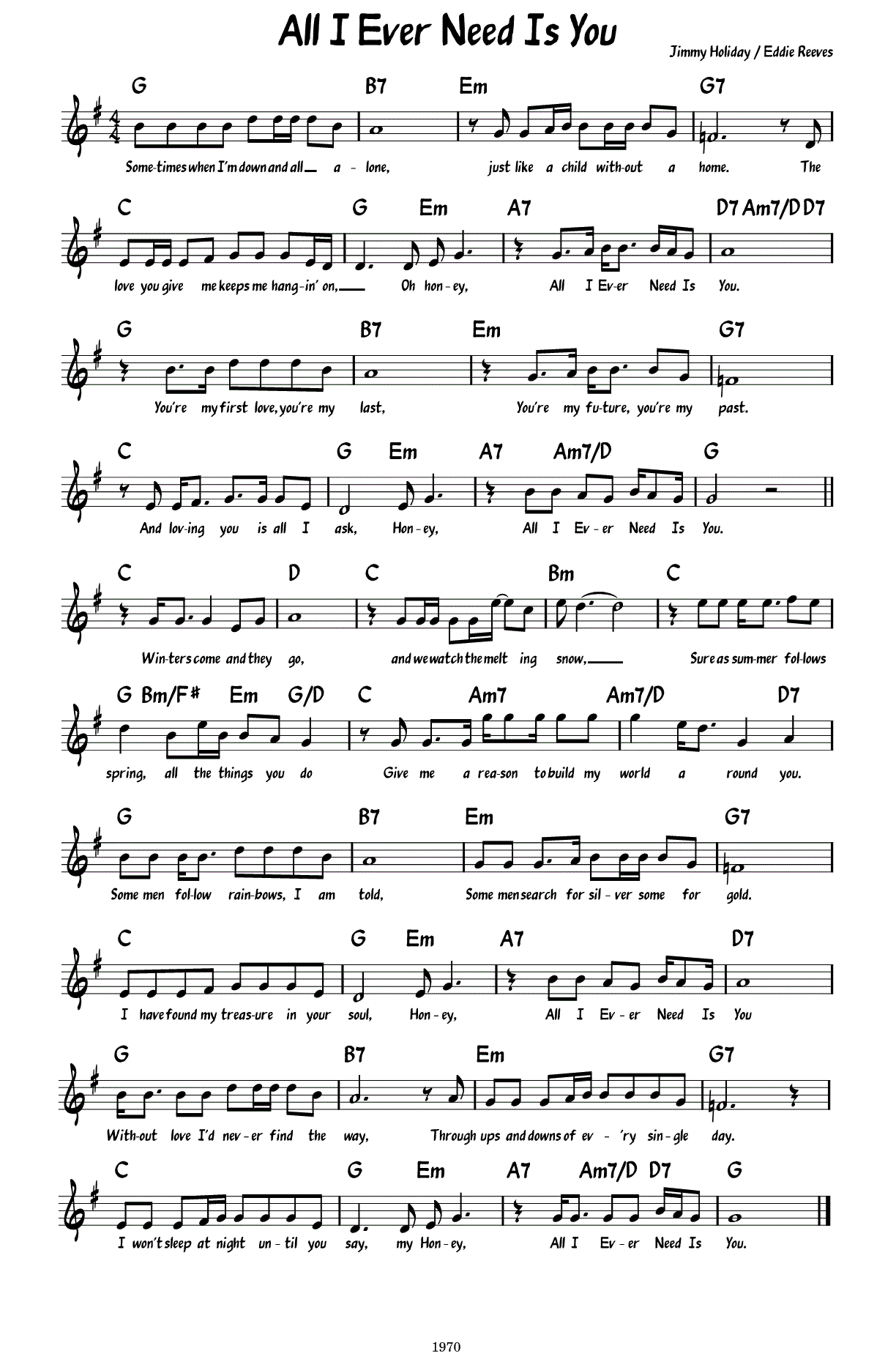 Sheet Music